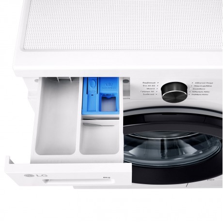 LG F4X1008NWK Πλυντήριο Ρούχων 8kg Ατμού 1400 Στροφών 6 Motion 
