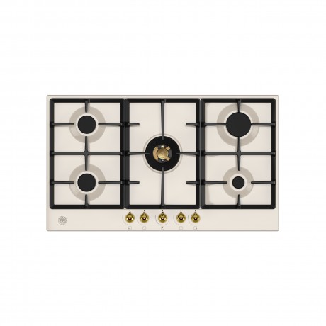 Bertazzoni P905CHERAG Εστία Φυσικού Αερίου Αυτόνομη 89x52.2εκ. Μπεζ 8050246541166 