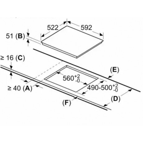 Bosch PIF612BB1E Εντοιχιζόμενη Επαγωγική Εστία  60εκ.  Λευκή