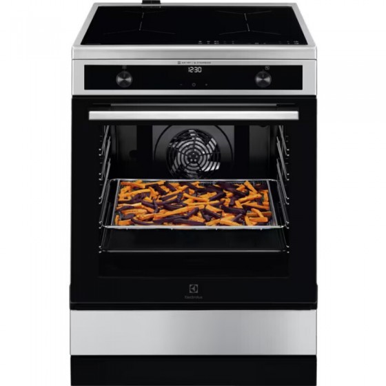 Electrolux LKI66021AX Κουζίνα 73lt AirFry με Επαγωγικές Εστίες Π59.6εκ. Inox