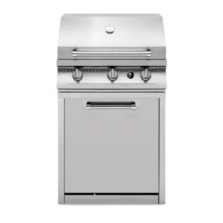 Steel Cucine SWING G7BS-3C.SS Ψησταριά Υγραερίου Μαντεμένιας Σχάρας και Πλάκας με 3 Εστίες 19kW Inox