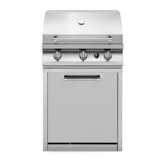 Steel Cucine SWING G7BS-3C.SS Ψησταριά Υγραερίου Μαντεμένιας Σχάρας και Πλάκας με 3 Εστίες 19kW Inox