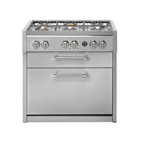 Steel Cucine SWING G9C-6W.SS Μονάδα 6 Εστιών με 2 Συρτάρια 90εκ. Inox