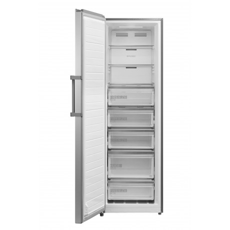 Midea MDRU385MTE46 Κάθετος Καταψύκτης 272Lt No Frost Υ185 x Π59,5 x Β61,8cm Inox