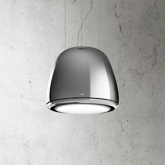 Elica Edith Sense Heavymetal/F/50 Απορροφητήρας Νησίδα Ανακύκλωσης 50cm Inox PRF0098364