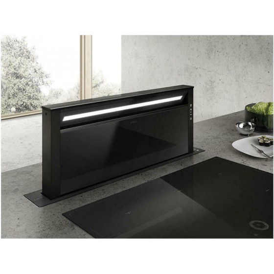 Elica Get Up BL MAT/A/90 Μηχανισμός Απορρόφησης 90cm Μαύρος PRF0162784