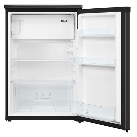 Inventor MP845BL Ψυγείο Μονόπορτο113lt Υ84.5xΠ55.3xΒ55.3εκ. Μαύρο 