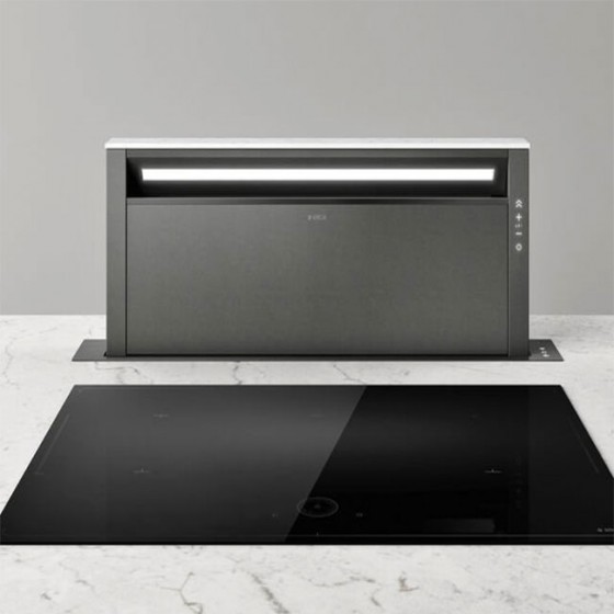 Elica Getup Naked/A/90 Μηχανισμός Downdraft 90cm Γκρι PRF0162869