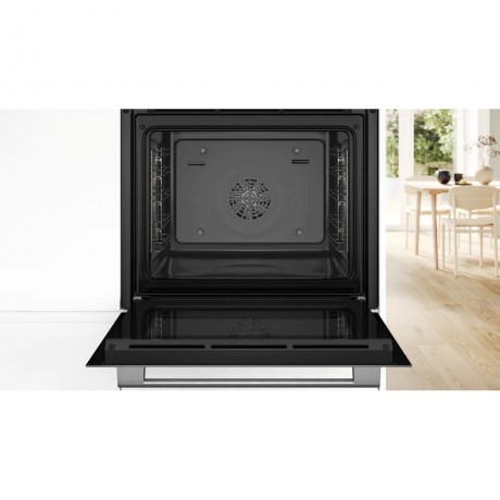 Bosch HBA534BW3 + PKE612CA2E Σετ Εντοιχισμού 71lt A+ Λευκό
