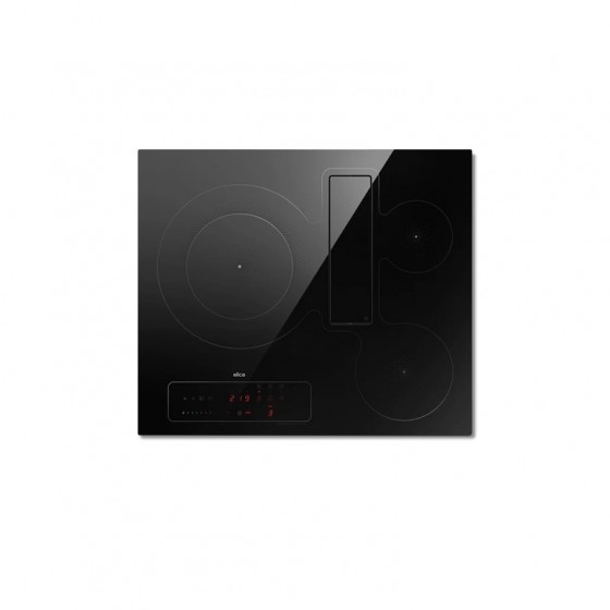 Elica Nikolatesla Fit 3z Bl/a/60 Επαγωγική Εστία Αυτόνομη με Απορροφητήρα 60x51.5εκ. PRF0184526