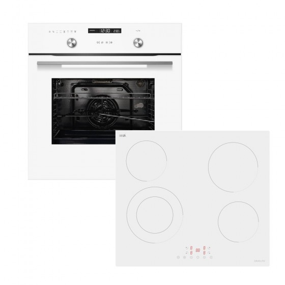 Davoline BIO 1070 WH + WVC 6005 Σετ Εντοιχισμού 70lt Λευκό 801228022 + 801208073