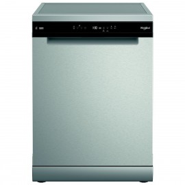Whirlpool W7F HP43 X Ελεύθερο Πλυντήριο Πιάτων για 15 Σερβίτσια PowerClean Pro Π60xY85εκ. Inox