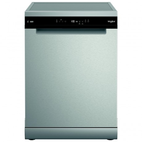 Whirlpool W7F HP43 X Ελεύθερο Πλυντήριο Πιάτων για 15 Σερβίτσια PowerClean Pro Π60xY85εκ. Inox