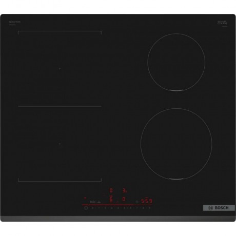 Bosch HBF134EB2 + PVS631HB1E Σετ Εντοιχισμού 66lt με Επαγωγικές Εστίες Π59.4εκ. Μαύρο 