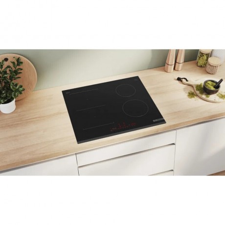 Bosch HBF134EB2 + PVS631HB1E Σετ Εντοιχισμού 66lt με Επαγωγικές Εστίες Π59.4εκ. Μαύρο 