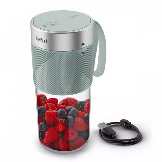 Tefal Μπλέντερ 0.3lt Γκρι BL1C0430 Φορητό 