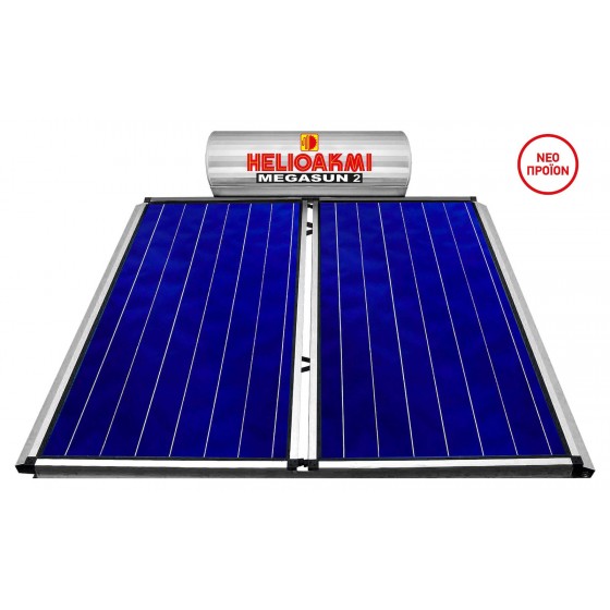 Helioakmi SOL Ηλιακός Θερμοσίφωνας 200lt Glass Διπλής Ενέργειας 4.2τ.μ. Επιλεκτικός
