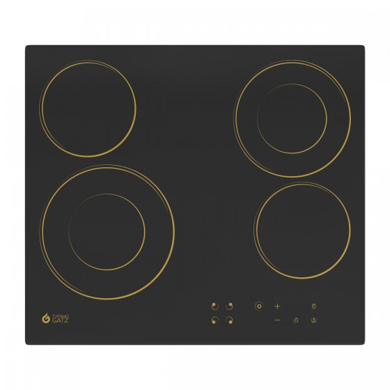 Thermogatz TGC 4604 GL Κεραμική Εστία Αυτόνομη 58x51εκ. Μαύρο 04.405.218
