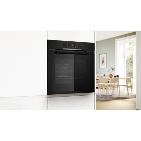 Bosch HBA372EB3 Εντοιχιζόμενος Φούρνος Air Fry με Πυρόλυση 71lt Π59.4εκ. Μαύρος