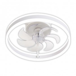 Primo PRCF-80609 Ανεμιστήρας Οροφής 50cm με Φως και Τηλεχειριστήριο Λευκός