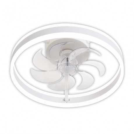 Primo PRCF-80609 Ανεμιστήρας Οροφής 50cm με Φως και Τηλεχειριστήριο Λευκός