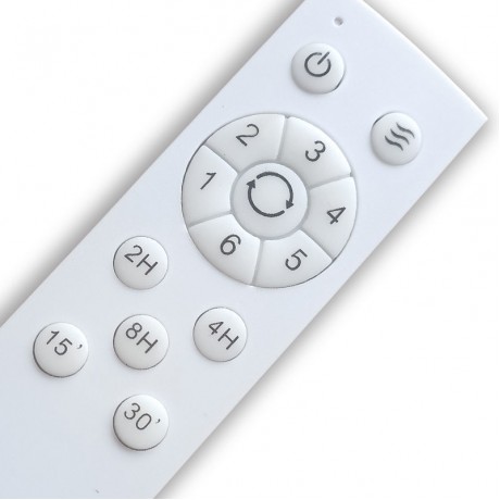 Primo PRCF-80664 Ανεμιστήρας Οροφής 132.08cm με Φως και Τηλεχειριστήριο Λευκός