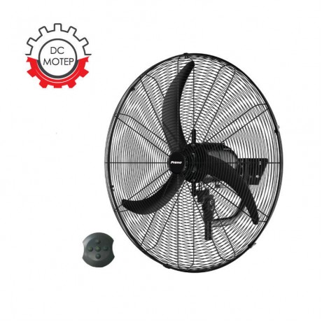 Primo PRWF-80561 Επαγγελματικός Ανεμιστήρας Τοίχου 110W Διαμέτρου 65cm με Τηλεχειριστήριο 800561