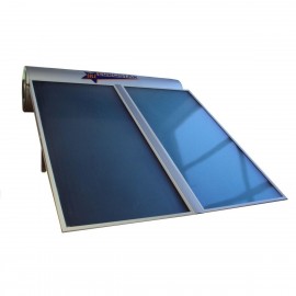Sole Eurostar Fino Eco Ηλιακός Θερμοσίφωνας 300lt Glass Διπλής Ενέργειας 4τ.μ. Επιλεκτικός 300-2-200