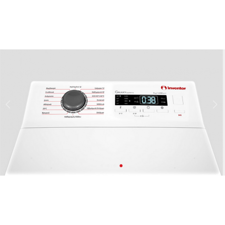 Inventor GXT0712C Πλυντήριο Ρούχων Άνω Φόρτωσης 7kg με Τεχνολογία Ατμού 1200 Στροφών 