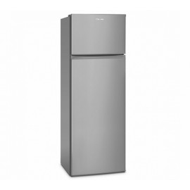 Inventor DP1590SE Ψυγείο Δίπορτο 235lt Υ159xΠ55xΒ55εκ. Inox 