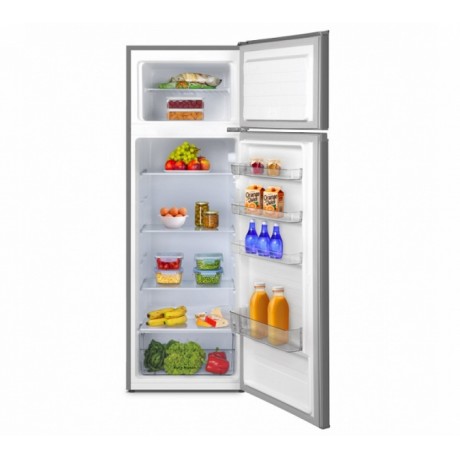 Inventor DP1590SE Ψυγείο Δίπορτο 235lt Υ159xΠ55xΒ55εκ. Inox 