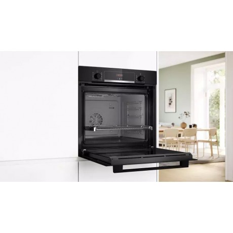 Bosch HBA554EB3 Φούρνος άνω Πάγκου 71lt χωρίς Εστίες Π59.4εκ. Μαύρος