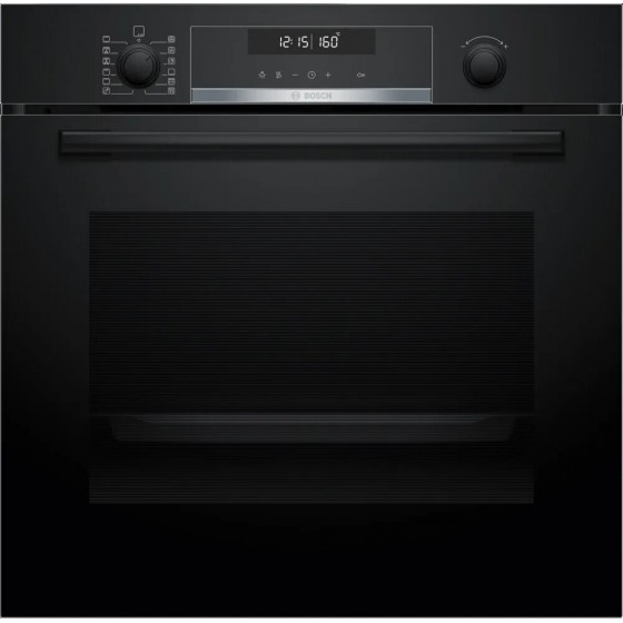 Bosch HBG578EB3 Αυτόνομος Πυρολυτικός Φούρνος με AirFry 71lt A+ Μαύρος
