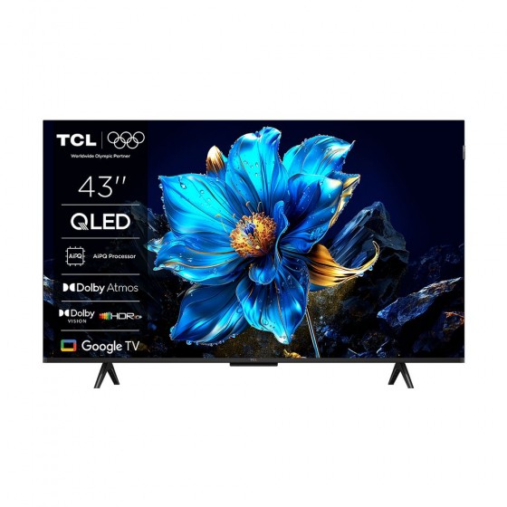 TCL 43P7K Smart Τηλεόραση 43" 4K QLED TV with Google TV, Dolby Vision & Atmos  (2025)