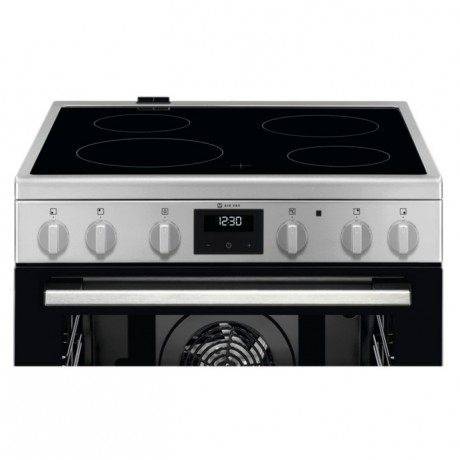 Electrolux LKR64020CX Κουζίνα AirFry 73lt με Κεραμικές Εστίες Π59.6εκ. Inox