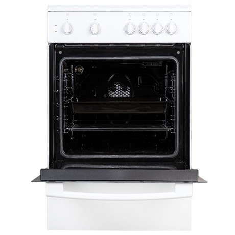 Davoline DAC 600 Ελεύθερη Κεραμική Κουζίνα 72lt  Λευκή