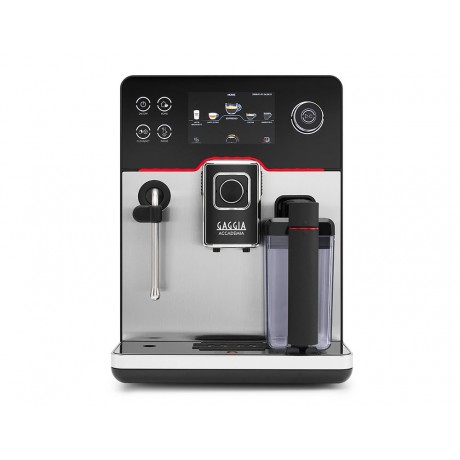 Gaggia AC22 RI9782/01 Accademia Αυτόματη Μηχανή Espresso 1500W Πίεσης 15bar για Cappuccino με Μύλο Άλεσης Stainless Steel 