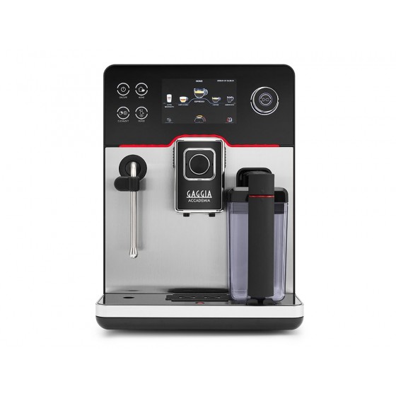 Gaggia AC22 RI9782/01 Accademia Αυτόματη Μηχανή Espresso 1500W Πίεσης 15bar για Cappuccino με Μύλο Άλεσης Stainless Steel 