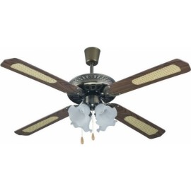 Primo PRCF-80279 Ανεμιστήρας Οροφής 132cm 65W με Φως Καφέ