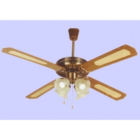 Primo PRCF-80279 Ανεμιστήρας Οροφής 132cm 65W με Φως Καφέ