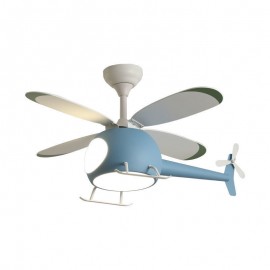 Primo PRCF-80678 Ανεμιστήρας Οροφής 98cm 35W με Φως & Τηλεχειριστήριο Μπλε
