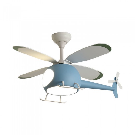 Primo PRCF-80678 Ανεμιστήρας Οροφής 98cm 35W με Φως & Τηλεχειριστήριο Μπλε