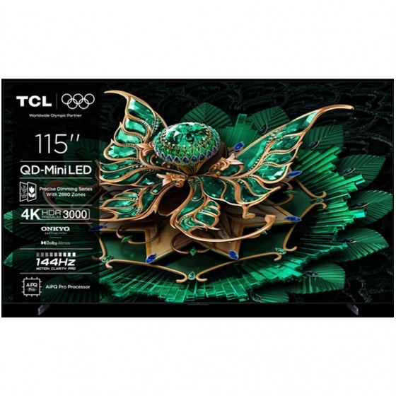 TCL 115C7K Τηλεόραση 115" 4K QD Mini-LED 144HZ TV (2025)