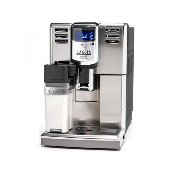 Gaggia RI8762/01 Anima Prestige Αυτόματη Μηχανή Espresso 1850W Πίεσης 15bar για Cappuccino με Μύλο Άλεσης Ασημί