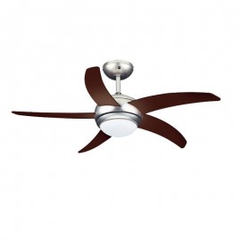 Primo PRCF-80424 Ανεμιστήρας Οροφής 110cm 55W με Φως & Τηλεχειριστήριο Καφέ
