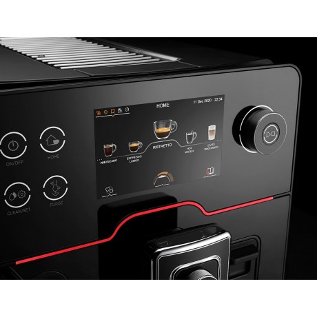 Gaggia AC22 RI9782/01 Accademia Αυτόματη Μηχανή Espresso 1500W Πίεσης 15bar για Cappuccino με Μύλο Άλεσης Stainless Steel 
