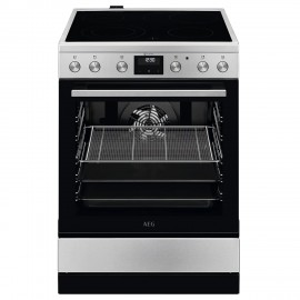 AEG CCB6446CBM Κουζίνα AirFry 73lt με Κεραμικές Εστίες Π59.6εκ. Inox