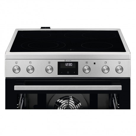AEG CCB6446CBM Κουζίνα AirFry 73lt με Κεραμικές Εστίες Π59.6εκ. Inox