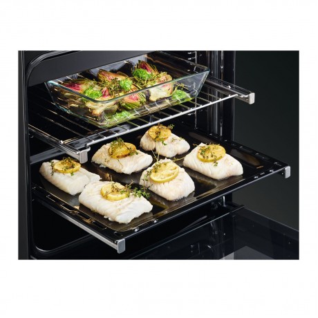 AEG CCB6446CBM Κουζίνα AirFry 73lt με Κεραμικές Εστίες Π59.6εκ. Inox