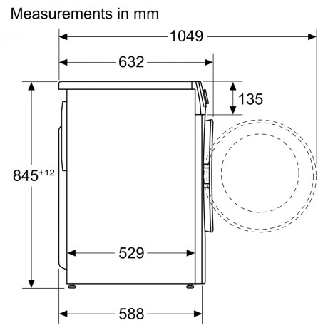Bosch WGG254ZHGR Πλυντήριο Ρούχων 10kg Ατμού 1400 Στροφών Iron Assist 